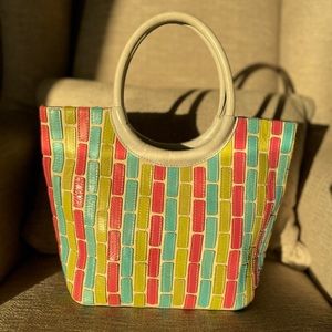 Sigrid Olsen handbag with a cute multicolor pattern:)